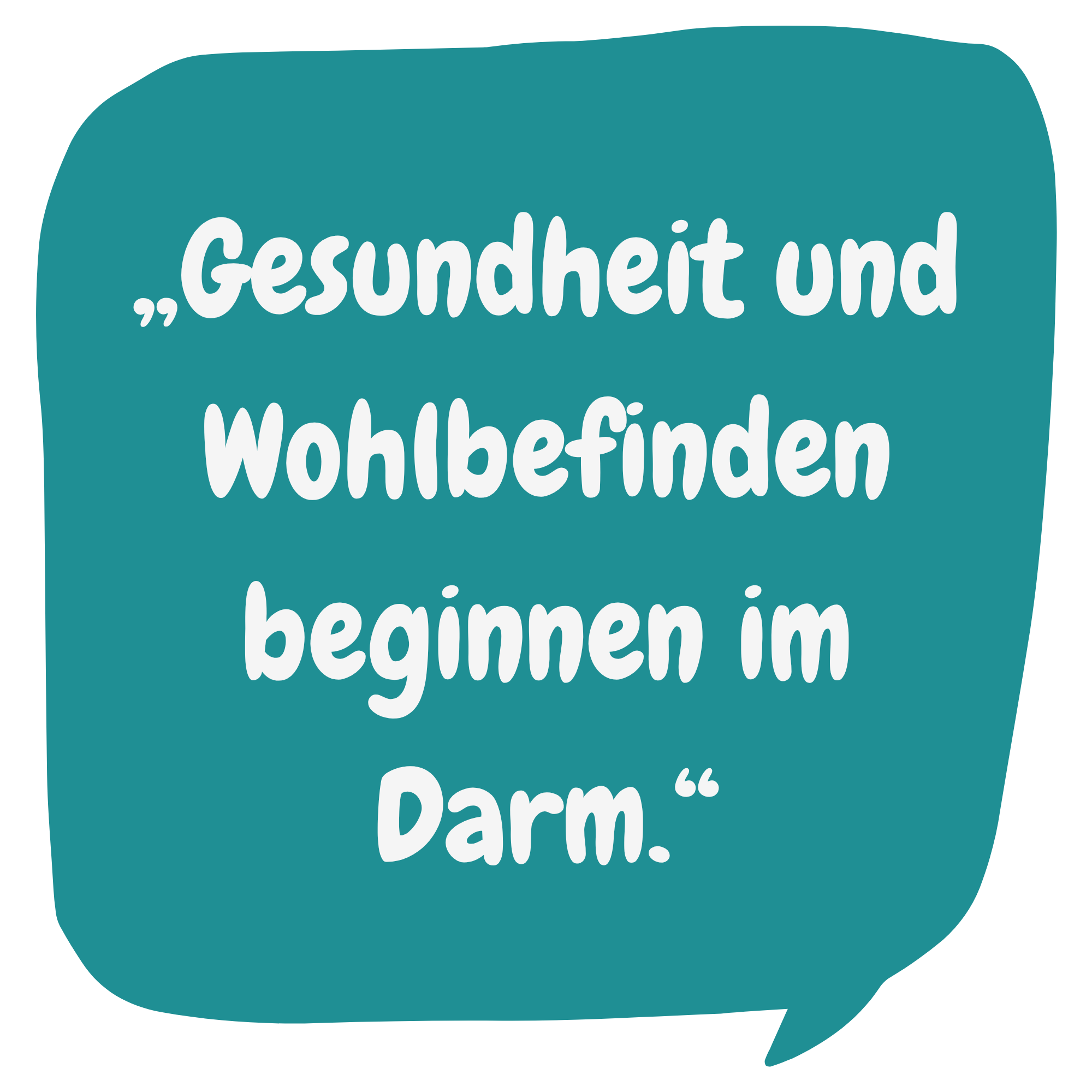 Sprechblase Darm